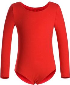 img 3 attached to 👗 MOLLDAN Sleeve Leotard Separate Sparkling Attire for Girls: Stylish and Durable!