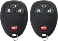 convenient keylessentry remote control car key fob replacement – pack of 2 (15114374) logo