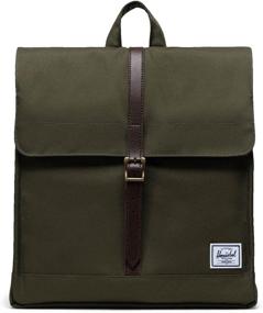 img 4 attached to 🎒 Herschel Synthetic Leather Backpacks: Stylish Black Backpacks and Daypacks