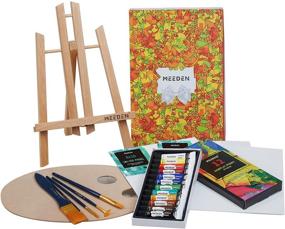 img 4 attached to 🎨 The Ultimate MEEDEN 21-piece Acrylic Accessory Set for Painting, Drawing, and Art - Essential Art Supplies for Beginners