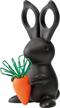 qualy bunny scissors magnetic carrot logo