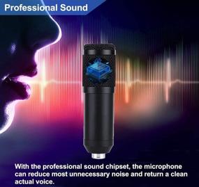 img 2 attached to 🎙️ Enhanced Performance: Upgraded Condenser Microphone for LiveStreaming with Adjustable Features