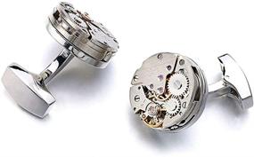 img 1 attached to LEPTON Cufflinks: A Steampunk-inspired Delight for Anniversary and Birthday Gifts