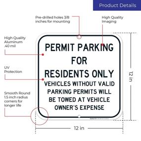 img 2 attached to 🅿️ Convenient Permit Parking Solution: Residents Only Legend