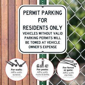 img 1 attached to 🅿️ Convenient Permit Parking Solution: Residents Only Legend