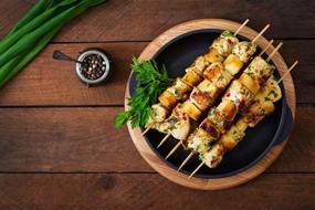 img 2 attached to 🍢 Versatile Rayson 6" Bamboo Skewers: Ideal for Kabob, BBQ, Grill, Fruit Cocktails, Kitchen Crafts, and Parties!