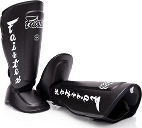 img 1 attached to 🥊 Fairtex SP7 Black Muay Thai Shin Guards: Enhanced Protection for Muay Thai, MMA, and K1