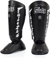 🥊 fairtex sp7 black muay thai shin guards: enhanced protection for muay thai, mma, and k1 логотип