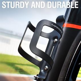 img 2 attached to 🚴 MARQUE Holder Water Bottle Cage - Bike Hydration Bottle Cage, Fits Road Cycling and Mountain Bike, Easy Installation & Use (Matte Black)