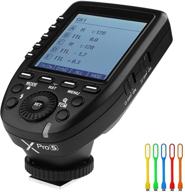 godox xpro-s ttl 2.4g беспроводной передатчик вспышки для камер sony, высокоскоростная синхронизация 1/8000 сек., x система, 11 настраиваемых кнопок, 5 кнопок группы, 4 функциональных кнопки для удобного управления. логотип