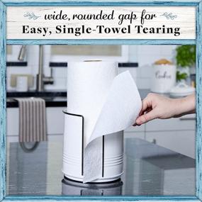 img 1 attached to 🏡 Home Acre Designs Paper Towel Holder: Stylish Farmhouse Countertop Dispenser with Non-Slip Base for Kitchen & Bathroom