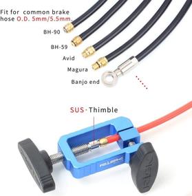 img 3 attached to 🔧 Farbetter Upgraded Needle Driver Insertion Tool: Enhanced Bicycle Hydraulic Hose Fitting Insert Tool for Efficient Installation