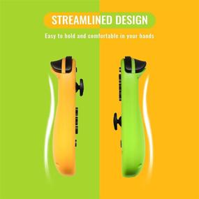 img 3 attached to 🎮 Switch-Compatible Joy-Pad Controller with Grip, Wake-up Function Support - Yellow and Green