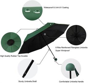 img 1 attached to 🌂 Ultimate Windproof Umbrellas for Dedicated Time Lovers
