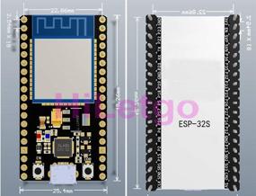 img 2 attached to 📡 HiLetgo ESP-WROOM-32 ESP32 ESP-32S Разработочная плата: двухрежимное WiFi + Bluetooth Микроконтроллер с встроенной антенной, фильтром RF AMP для Arduino IDE.