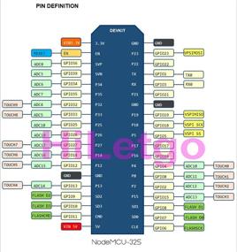 img 1 attached to 📡 HiLetgo ESP-WROOM-32 ESP32 ESP-32S Разработочная плата: двухрежимное WiFi + Bluetooth Микроконтроллер с встроенной антенной, фильтром RF AMP для Arduino IDE.