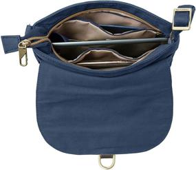 img 2 attached to 👜 Travelon Anti-Theft Courier Saddle Crossbody Bag: Secure and Stylish Navy Companion for Travel