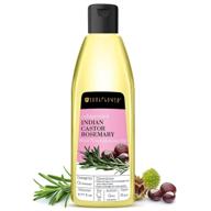 💆 масло для волос soulflower castor rosemary: чистое и натуральное питание для волос - 6.77 жидких унций логотип