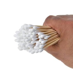 img 1 attached to 👆 Dealmed 6-inch Cotton-Tipped Wooden Applicators, Non-Sterile (1000/Box)