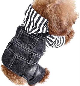 img 4 attached to Clothes Jumpsuit Overall Classic Vintage Dogs
