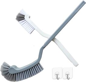 img 4 attached to Bathroom Cleaning Bristles Adhesive 13 5 Inch