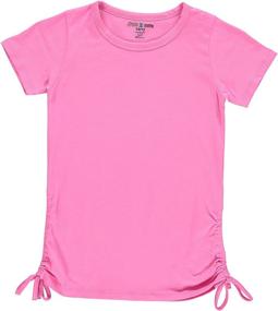 img 2 attached to 👗 Cute Verbage Printed Tops, Tees & Blouses for Girls in Soft Cotton