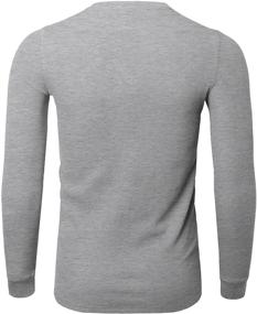 img 3 attached to Stay Warm and Stylish with MAZARA Premium Quality Thermal T Shirts for Men's Clothing