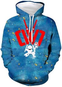 img 4 attached to Youth Hoodie Sweatshirt Novelty Hoodies Boys' Clothing