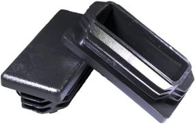 img 4 attached to 🔲 Versatile & Durable Pack of Rectangle Black Plastic Industrial Hardware: Ideal for Biscuits & Plugs