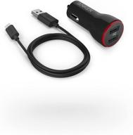 🚗 anker powerdrive 2 car charger + 3ft micro usb to usb cable combo for galaxy s7/s6/edge/plus, note 5/4, lg, nexus, htc and more - black logo