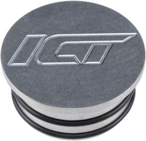 img 2 attached to 🔌 ICT Billet Duramax Turbo Diesel LBZ LLY LMM Mouth Piece Resonator Muffler Plug Cover Cap 6.6L Seal | Billet Aluminum | Made in USA | ICT Billet 551503 for 2004.5-10 Duramax