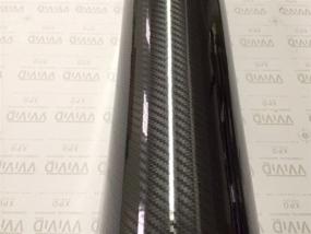 img 4 attached to 🚗 VViViD Epoxy High Gloss Carbon Fiber Automotive Vinyl Wrap: Ultimate Black, 1ft x 5ft