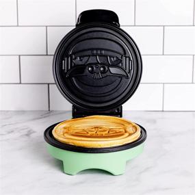 img 1 attached to 🥞 Deliciously Adorable: Uncanny Brands Star Wars The Mandalorian The Child Waffle Maker – Whip up Baby Yoda Waffles!