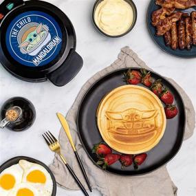 img 2 attached to 🥞 Deliciously Adorable: Uncanny Brands Star Wars The Mandalorian The Child Waffle Maker – Whip up Baby Yoda Waffles!