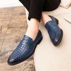 img 1 attached to 👞 Stylish LSLO Loafers: Men's Wedding Designer Pattern Shoes, Perfect for Loafers & Slip-Ons