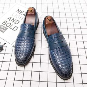 img 3 attached to 👞 Stylish LSLO Loafers: Men's Wedding Designer Pattern Shoes, Perfect for Loafers & Slip-Ons