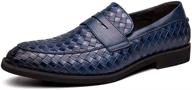 👞 stylish lslo loafers: men's wedding designer pattern shoes, perfect for loafers & slip-ons logo