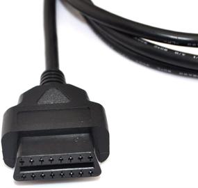 img 2 attached to 🔌 iKKEGOL 9.8ft 3M OBDII Extension Cable - 16 Pin Car Male to Female Diagnostic Extender