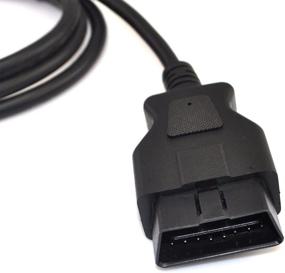 img 1 attached to 🔌 iKKEGOL 9.8ft 3M OBDII Extension Cable - 16 Pin Car Male to Female Diagnostic Extender