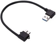 угловой кабель smays usb 3.0 в micro b для внешнего жесткого диска toshiba - кабель питания и передачи данных логотип