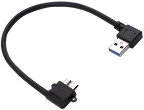 img 4 attached to Угловой кабель SMAYS USB 3.0 в Micro B для внешнего жесткого диска Toshiba - кабель питания и передачи данных