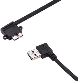 img 2 attached to Угловой кабель SMAYS USB 3.0 в Micro B для внешнего жесткого диска Toshiba - кабель питания и передачи данных