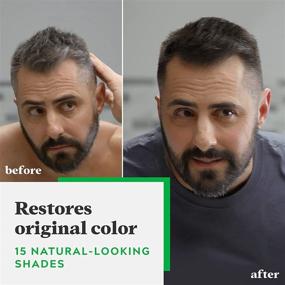 img 3 attached to Just For Men Shampoo-In Color (Formerly Original Formula), Dark Brown, Pack of 3 - Perfect Gray Hair Coloring for Men!