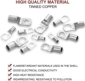 img 2 attached to Terminal Connectors Terminals Automotive Supplies Industrial Electrical for Wiring & Connecting