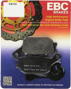 img 1 attached to 🔘 Комплект тормозных накладок EBC Brakes FA174 для улучшенной производительности дискового тормоза