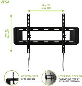 img 3 attached to 📺 Top-Rated Kanto T3760 Tilting Mount: Perfect Fit for 37-inch to 60-inch TVs
