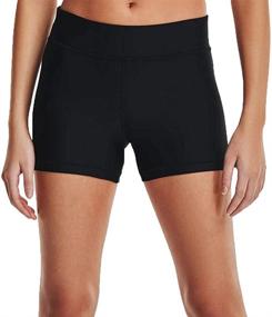 img 2 attached to 🔍 Enhanced SEO: UA Women's HeatGear Mid Rise Shorty for Optimal Performance