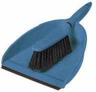 🌿 greener cleaner dustpan & brush set: eco-friendly cleaning kit - blue, one size logo