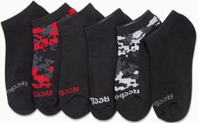 img 1 attached to 🧦 Reebok Boys Cushion Comfort Low Cut Basic Socks (6-Pack) – Optimize your search!