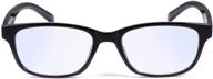 👓 high-quality blue light blocking multi focus progressive multifocal reading glasses for men and women - lightweight, uv protection, anti glare eyewear with 3 powers in 1 - no line computer readers, reduce eye strain -2.5 logo